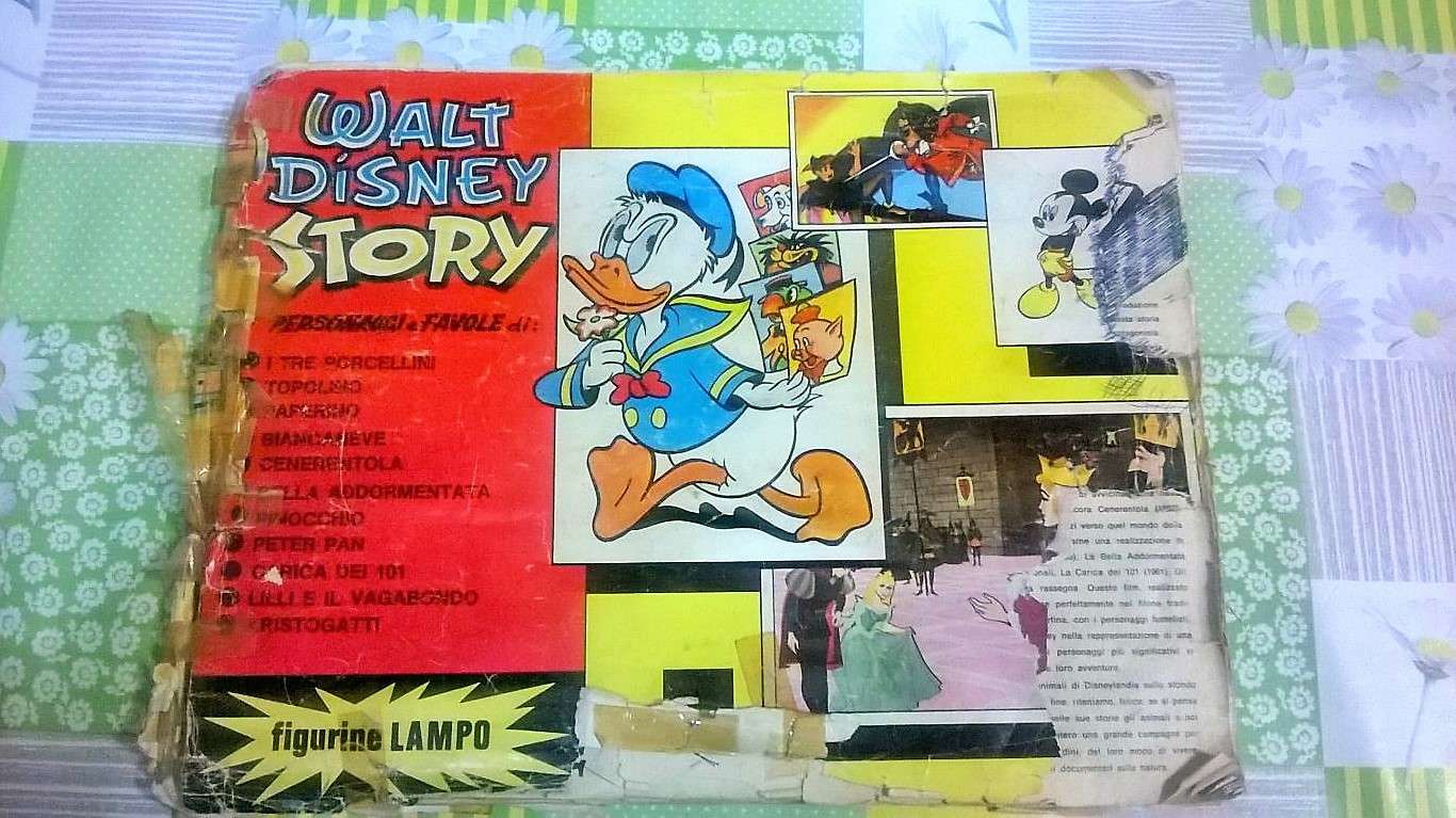 Album Disney Walt Disney Story - Lampo anni 70 incompl.    